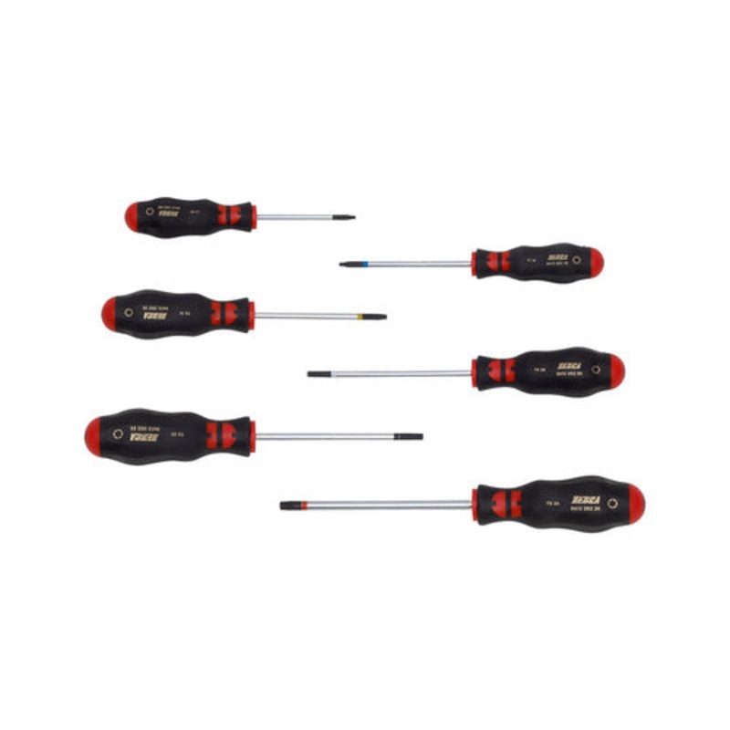 ZEBRA 3K Torx Screwdriver Set (6 Pieces – TX8, TX10, TX15, TX20, TX 25, TX30)