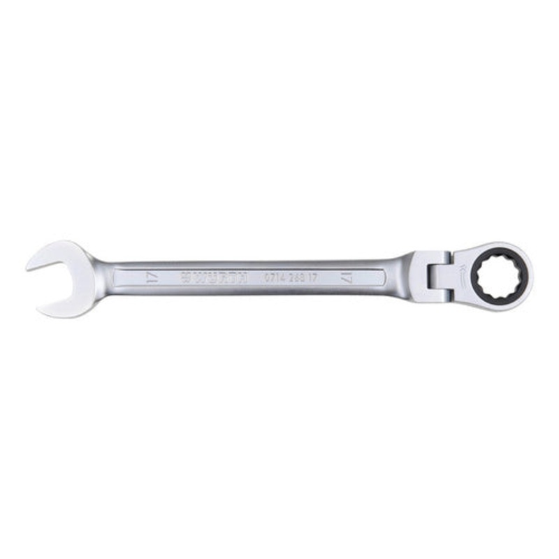 ZEBRA POWERDRIV (12-Point) Ratchet Combination Wrench – Flexible Joint – 21mm