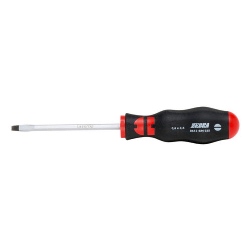 ZEBRA Slotted Screwdriver – Hexagon Blade; Laser-Cut Tip – 0.6 x 3.5mm