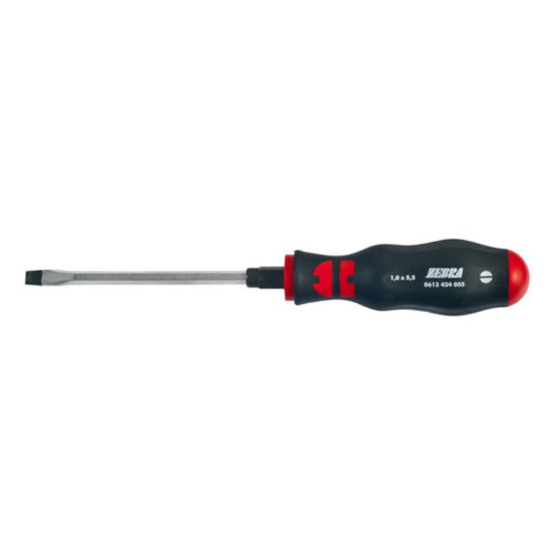 ZEBRA Slotted Screwdriver – Hexagon Blade; Laser-Cut Tip – 0.8 x 4.0mm