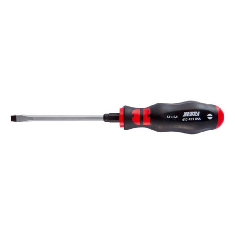 ZEBRA Slotted Screwdriver – Hexagon Blade, Wrench Adapter – 1.6 x 10.0mm