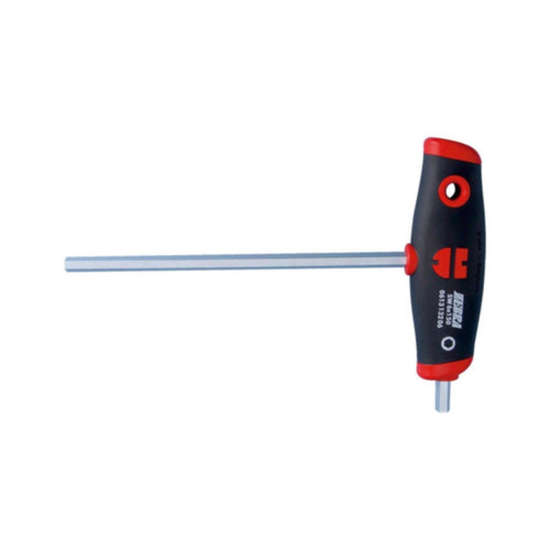 ZEBRA T-Handle Hexagon Head Screwdriver with 17mm Side Hexagon Tip – 6mm Hexagon Tip X 150mm Blade X 105mm Handle