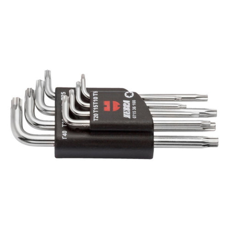 ZEBRA Torx Allen Key Set (8 Pieces – TX 9, 10, 15, 20, 25, 27, 30, and 40)