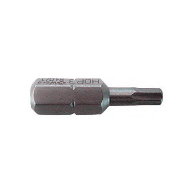 POWERDRIV Hexagon Bit – 3mm 1/4 Inch Drive 25mm Length
