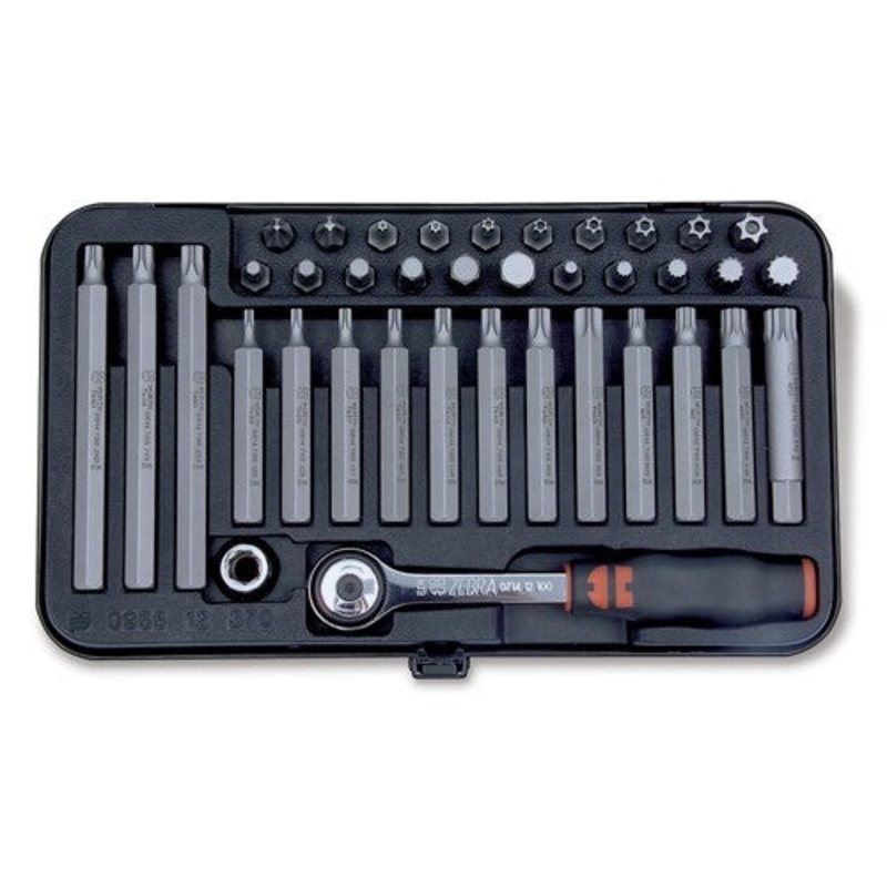 Ratchet bit set 10 mm diameter