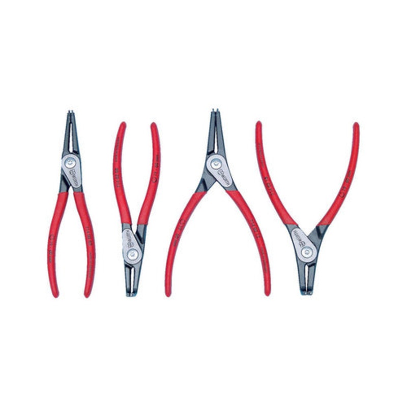 Circlip Pliers Set – (4 Pieces – Forms A, B, C, And D)