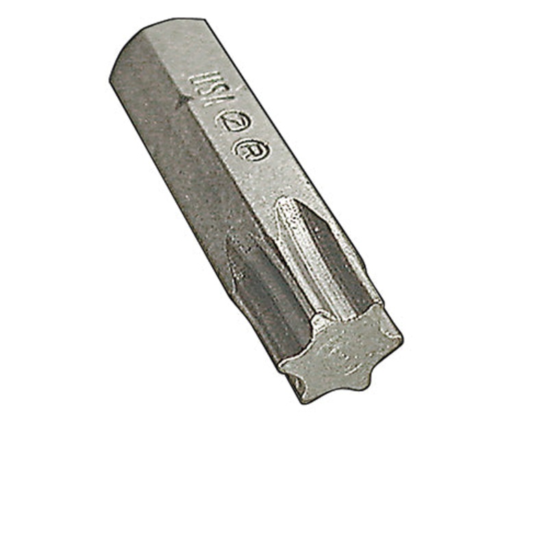Torx Bit Hex 1/4 Inch , Tip T-25, Length 1 Inch