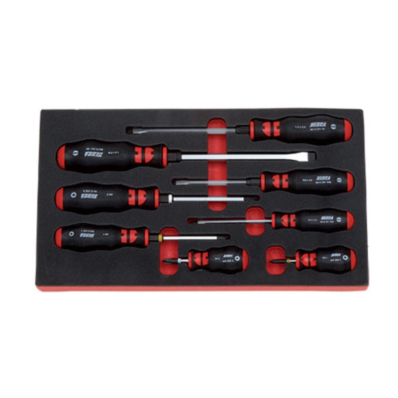ZEBRA Multi Screwdriver Assortment (8 Pieces – 4 Slotted and 4 Phillips)