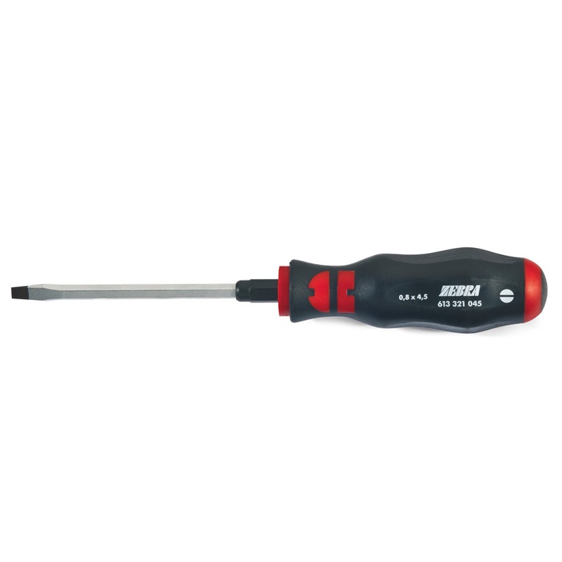 ZEBRA Slotted Screwdriver – Hexagon Blade, Wrench Adapter – 0.6 x 3.5mm