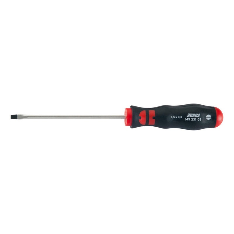 ZEBRA Slotted Screwdriver – Round Blade – 0.5 x 3.0mm