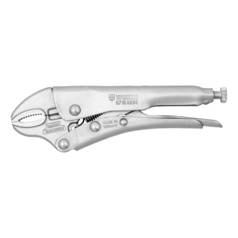 ZEBRA Locking Pliers – Semi-circular Jaws – 235mm Length (0-63mm Clamping Width)