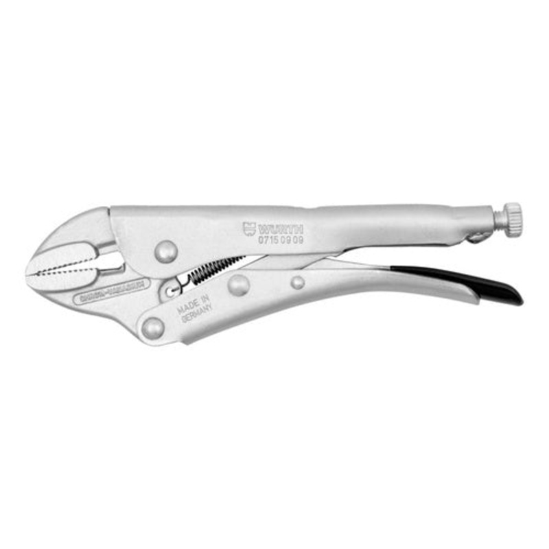 ZEBRA Locking Pliers – Straight Jaws – 190mm Length (0-42mm Clamping Width)