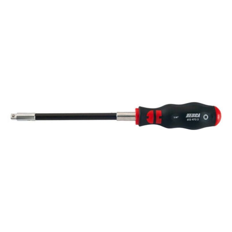 ZEBRA Screwdriver with 1/4 Inch Quick – Change Chuck – Flexible Shaft – 150mm Long