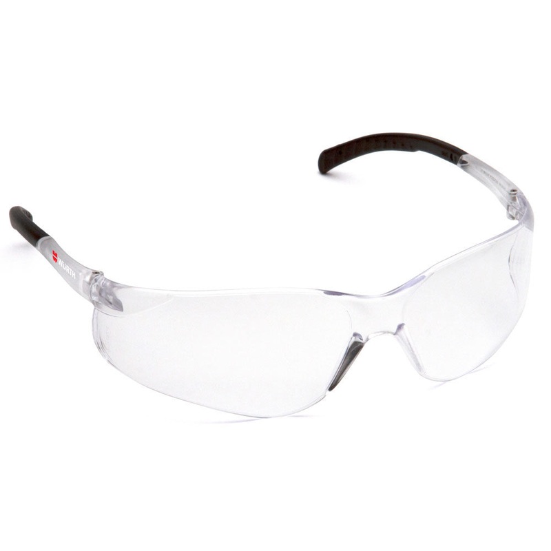 Fission Safety Glasses With Black Temple – Clear Lens