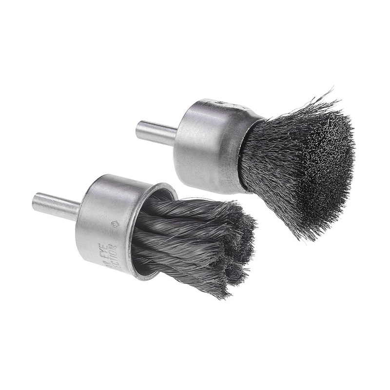 Wire End Brush – Fast Cut – Knot – 3/4 Inch – Carbon- Wire Size .014