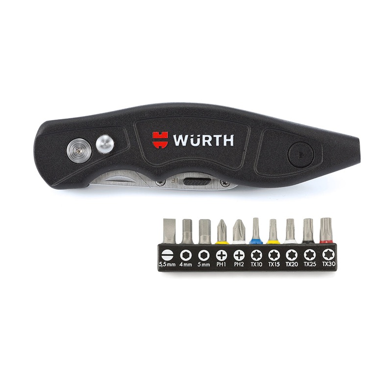 Wurth Trapezoidal Blade Knife and Bit Set
