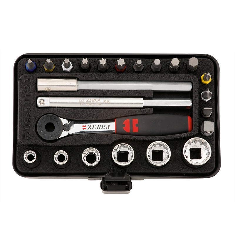 1/4 Socket Wrench Mini Set – 23 Piece