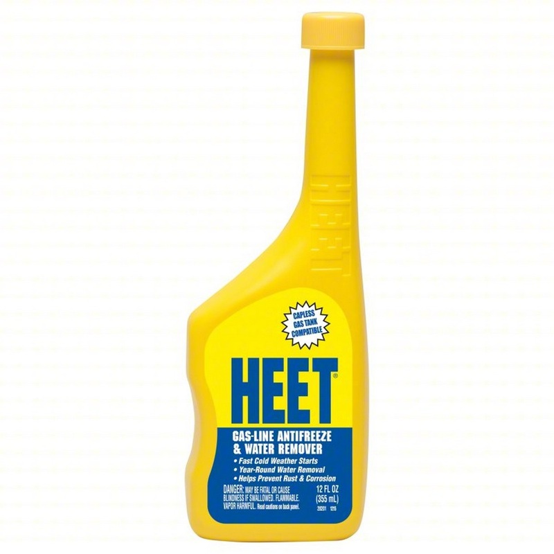 HEET Gas-Line Antifreeze & Water Remover 12 Fl. Oz.