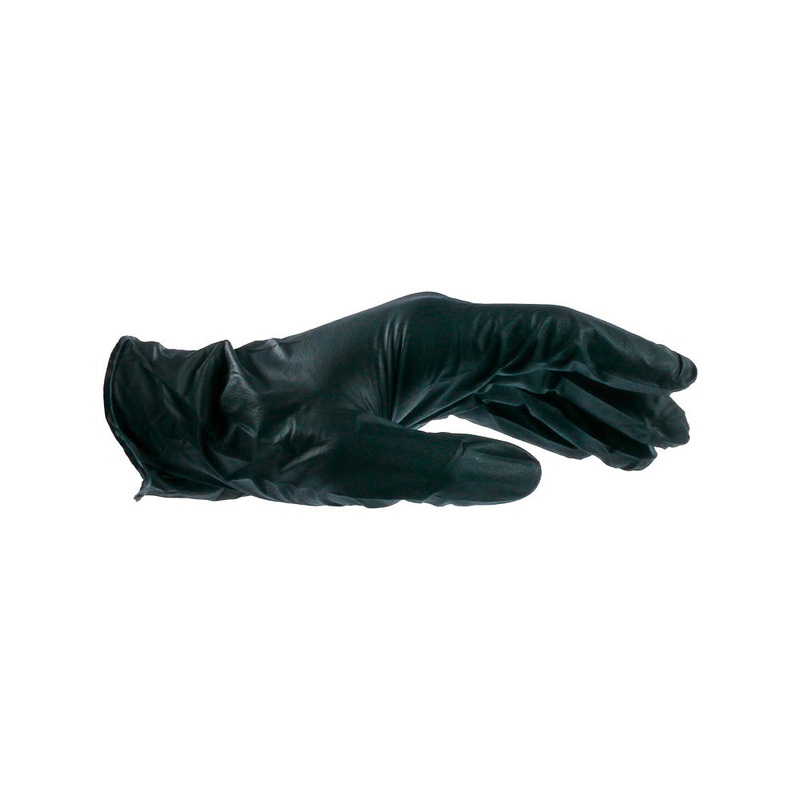 Nitrile Gloves – Black (100/Box)