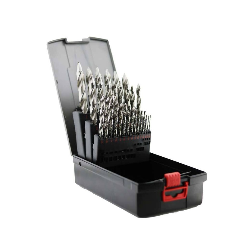 Smart Step Twist Drill Bit Set – HSS – Metric – 25 Pieces