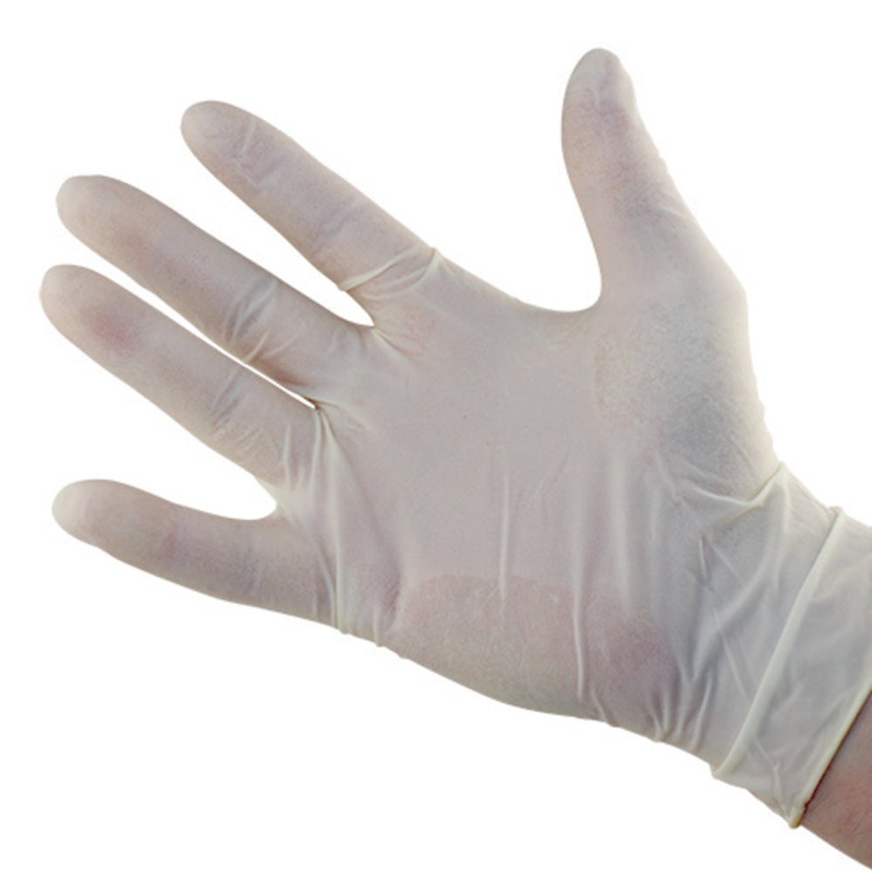 Heavy Duty Latex Gloves – Powder Free (100/Box)