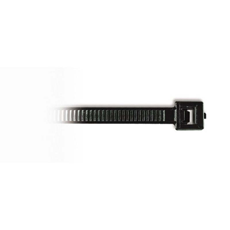 Wurth Cable Tie Strap Uv Black Plastic 7.8X350 (15 Inch )