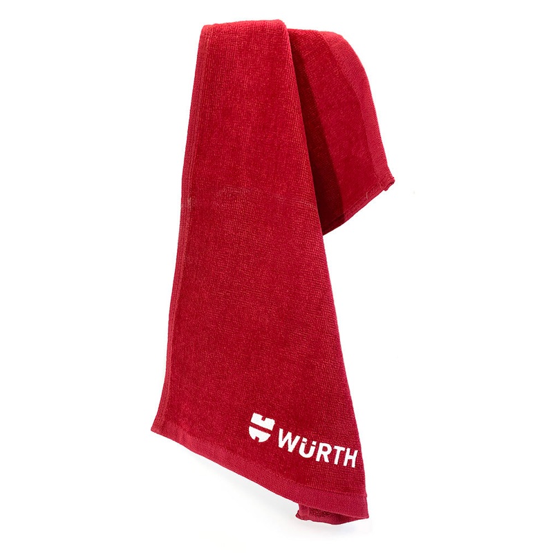 Wurth Hemmed and Grommeted Golf Towel – 11 Inches Wide x 18 Inches Long