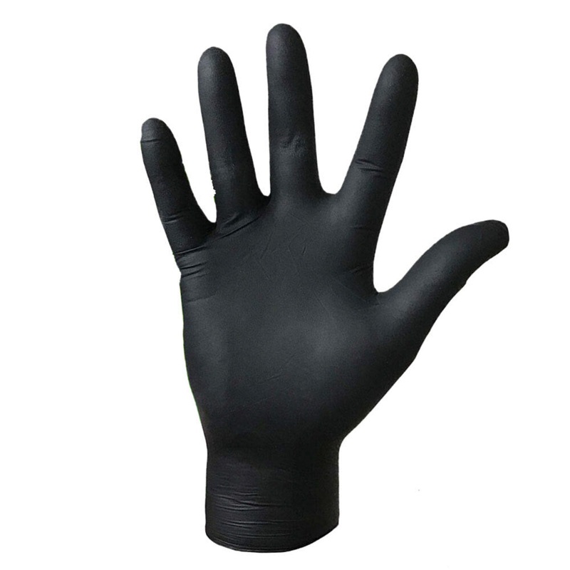 Nitrile Gloves – Black – 100 / box – XL