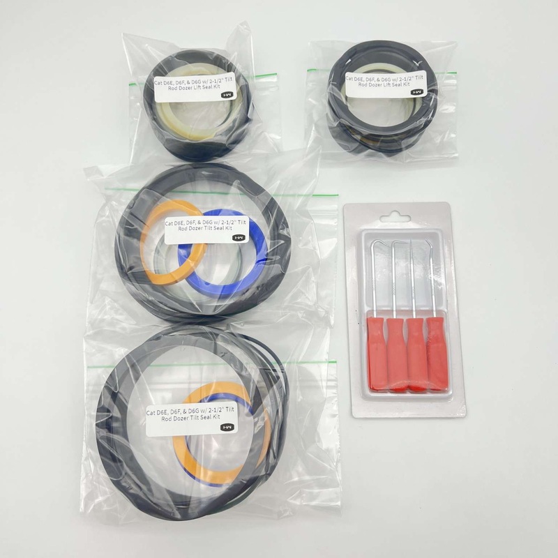 Cat D6E, D6F, & D6G Dozer w/ 2-1/2 Tilt Rod Whole Machine Kit w/ Free O-Ring Pick Set