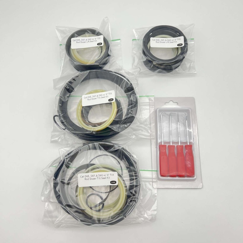 Cat D6E, D6F, & D6G Dozer w/ 3 Tilt Rod Whole Machine Kit w/ Free O-Ring Pick Set