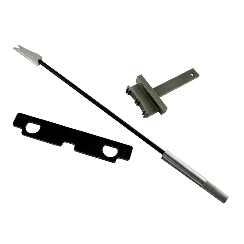 GM Engine Timing Tool Set w/ Alternative EN-48464 Gear Retainer, Alternative to J-44221 Camshaft Holder, and Alternative to EN-46547 Flywheel Holder