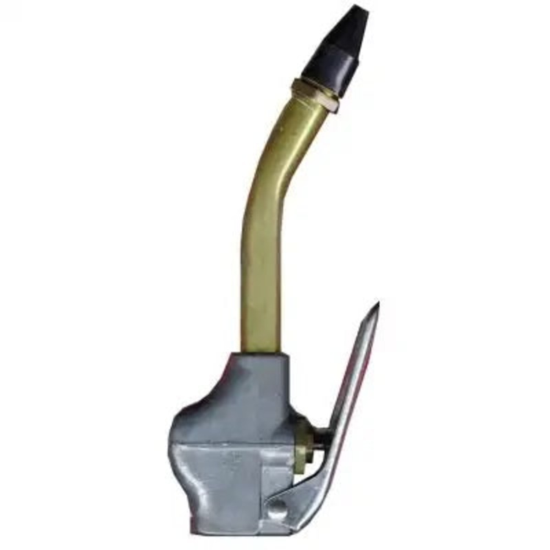 Lever Rubber Tip Blow Gun with Bent Tip