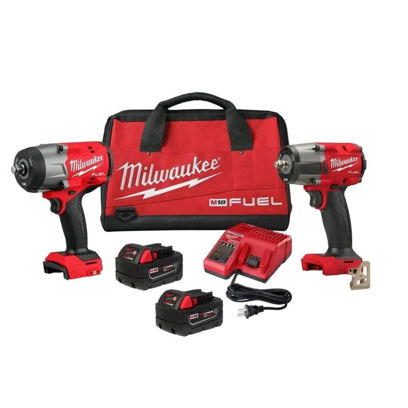 Milwaukee Tool M18 FUEL 1/2 HTIW & 3/8 MTIW Automotive Combo Kit