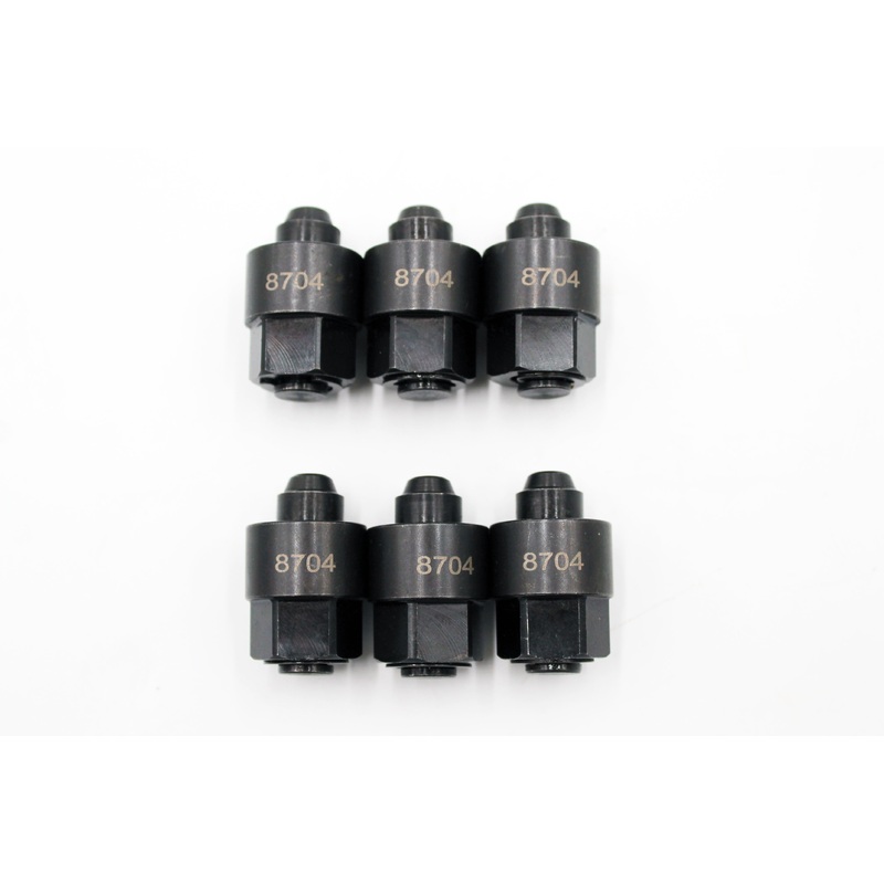 (Set of 6) DETROIT DIESEL HDEP FUEL RAIL CAPS Alternative to W470589129100 J-48704