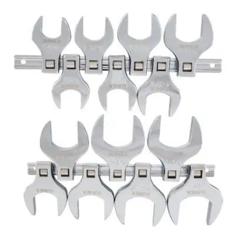 14 Pc 1/2 Dr. Jumbo SAE Crowfoot Wrench Set