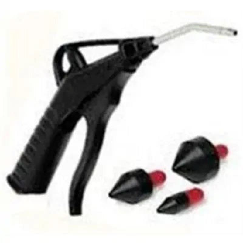 4 FULL FLOW BLOW GUN W/3 RUBBER TIPS