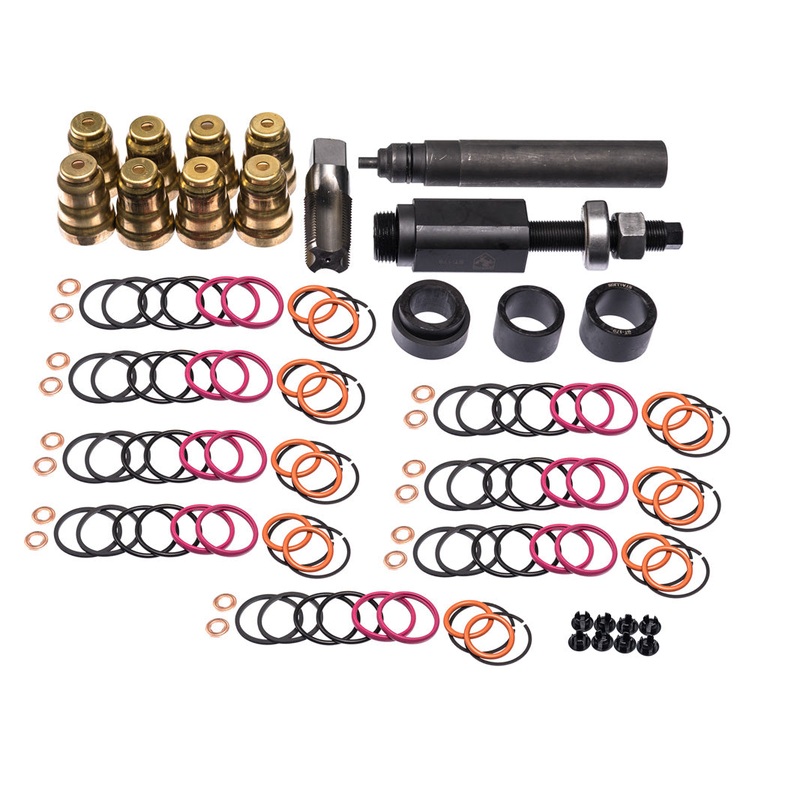 7.3L Powerstroke Fuel Injector Cup In-Vehicle Tool And Parts Kit w/Tap