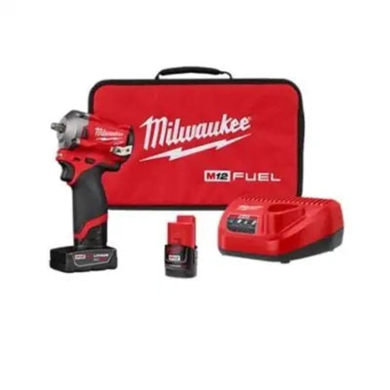 M12 FUEL 3/8 STUB IMP WRENCH (2) BATT KIT
