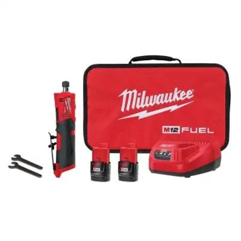 M12 FUEL Inline Die Grinder 2 Battery Kit