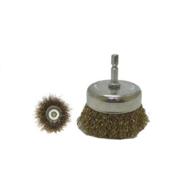 Wire Cup Brush 3, 1/4 in. Shaft, 10,000 RPM