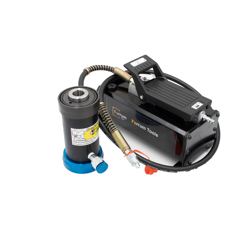 AIR-OPERATED HYDRAULIC PUMP ALTERNATIVE TO 2510A with 18 Ton Ram