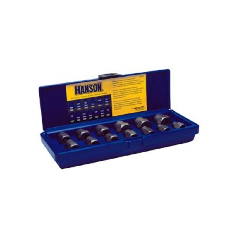 BOLT EXTRACTOR 13PC SET 1/4-3/4 W/3/8 DRIVE