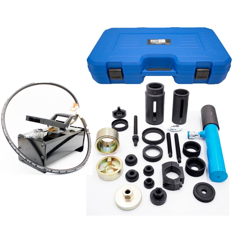 Hydraulic Vnl Cab & Leaf Spring Pin Bushing Remover/Installer Tool Kit with Air Pump 2510A