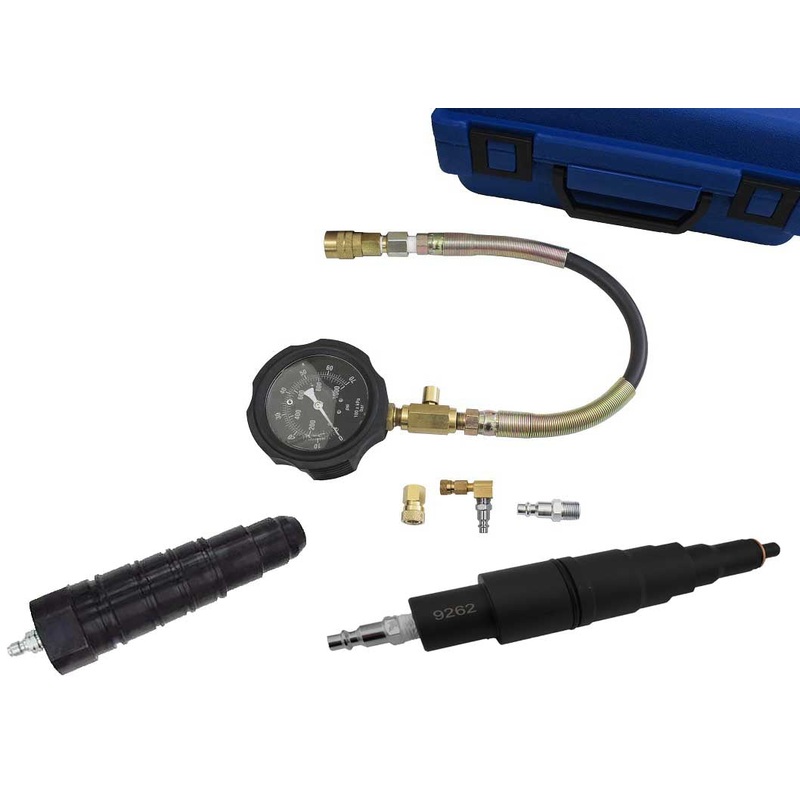 Cummins SOHC DOHC Diesel Compression Test Adapter and Diesel Compression Gauge