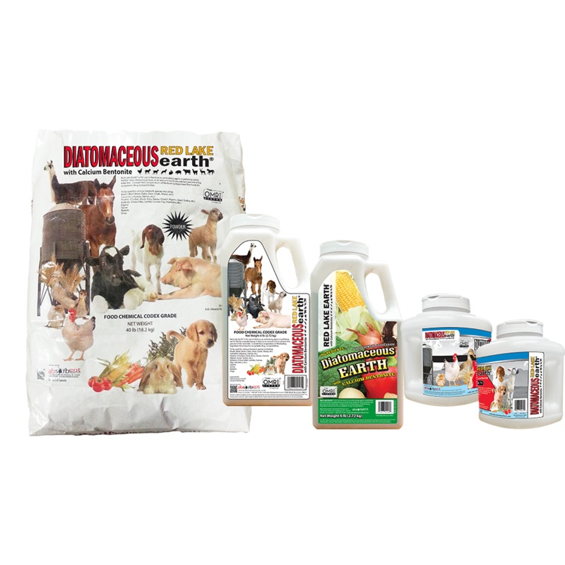 Absorbent Products Red Lake Earth Diatomaceous with Calcium Bentonite