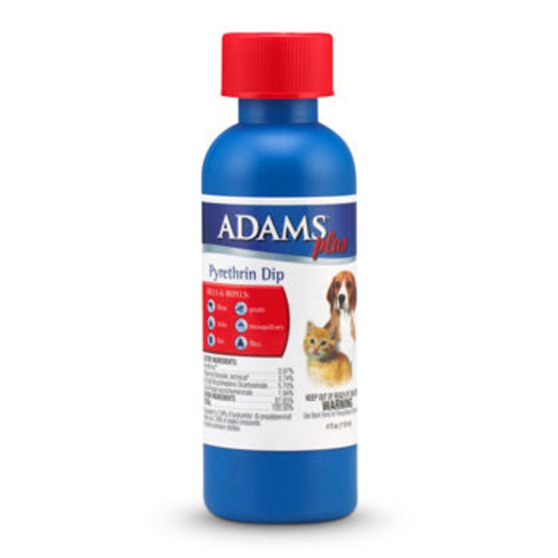 Adams Plus Pyrethrin Dip|4-Oz