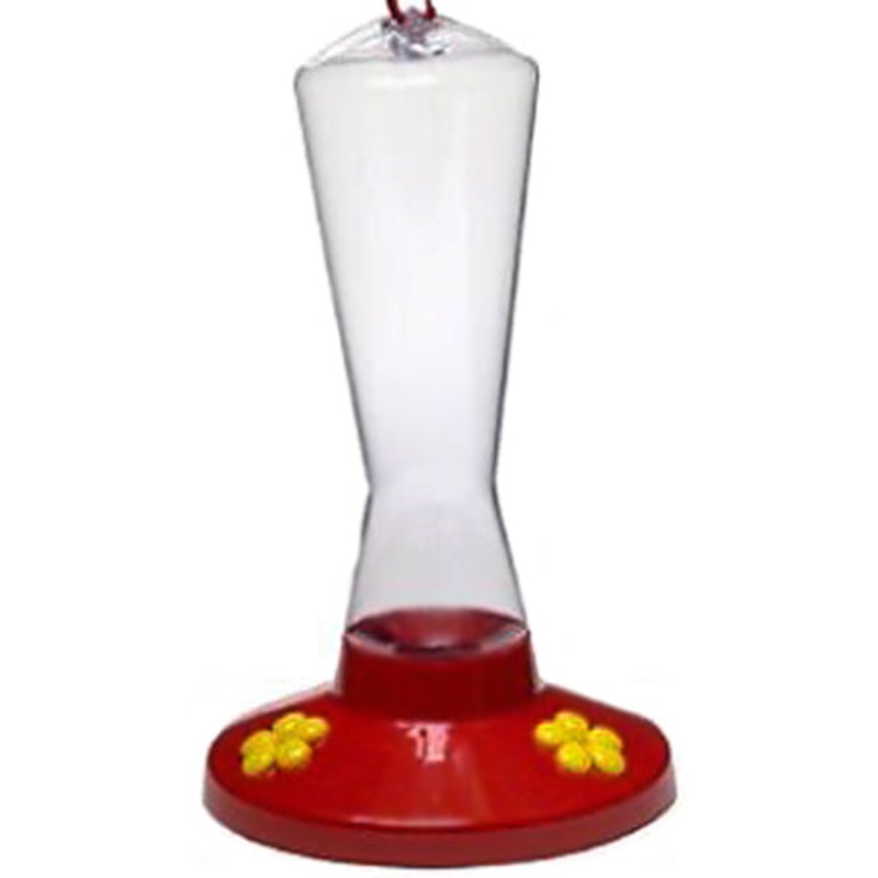 HUMMINGBIRD FEEDER 8 OZ PLASTIC
