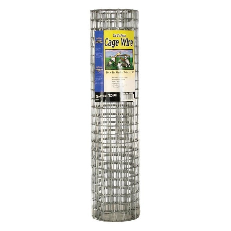 WELDED CAGE WIRE FENCING|24 INX15 FT