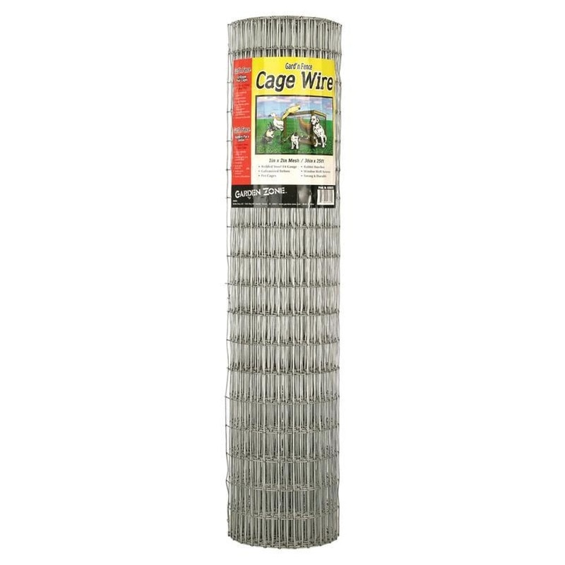 WELDED CAGE WIRE FENCING|36 INCH X 25 FOOT
