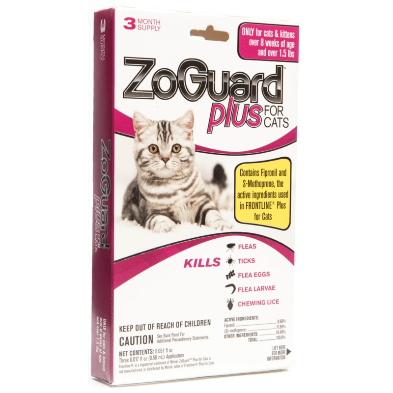ZoGuard Plus for Cats|1.5 lb, 3 Doses